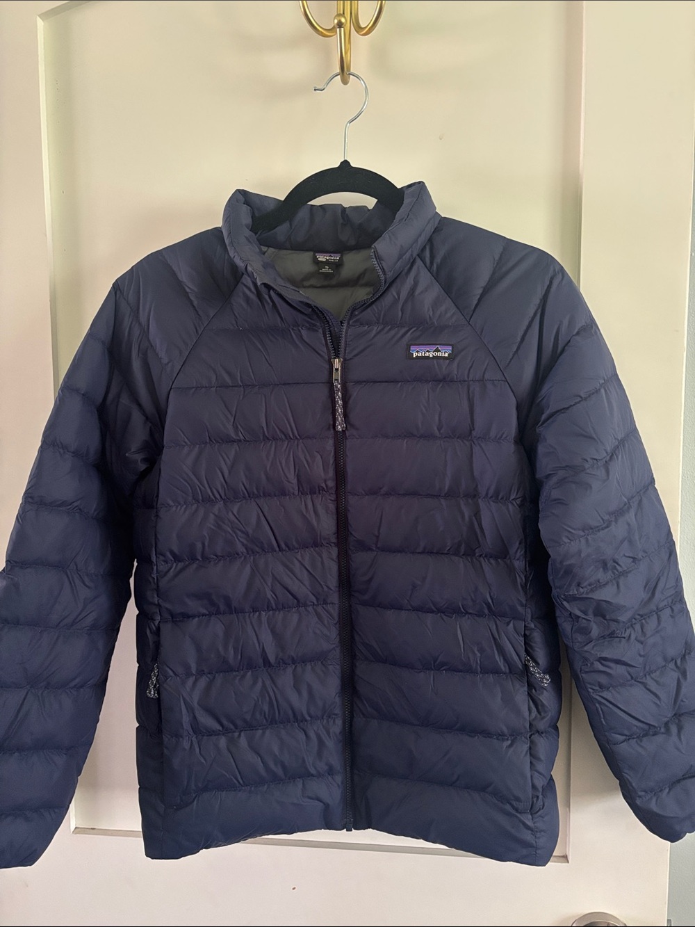 Patagonia Navy Blue Kids Puffer Jacket